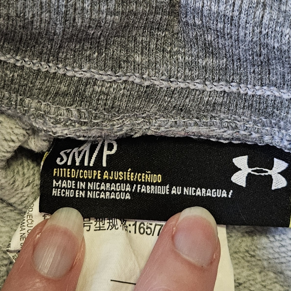 Under Armour Grey Jogger Sweatpants Size Small - Picture 5 of 7